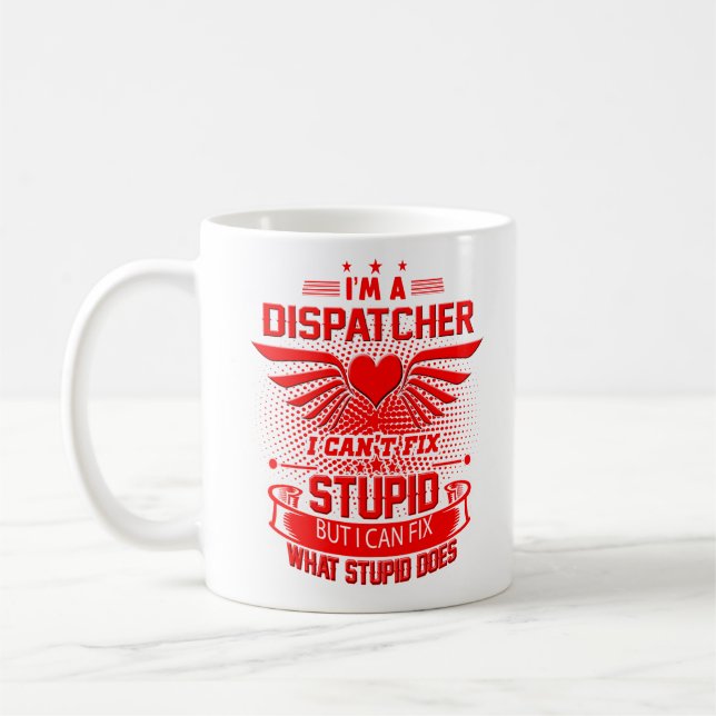 Dispatcher Mug, Dispatcher Coffee Mug Travel Gifts (Left)
