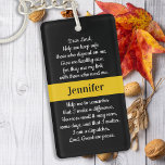 Dispatcher Prayer Personalised Thin Gold Line Key Ring<br><div class="desc">Thin Gold Line Dispatchers Prayer Keychain - Personalised Thin Gold Line Keychain for 911 dispatchers and police dispatchers. Personalise this dispatcher keychain with name. This personalised dispatcher gift is perfect for police dispatcher appreciation, 911 dispatcher thank you gifts, and dispatcher retirement gifts or party favours. Order these dispatchers gifts bulk...</div>