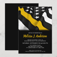 Dispatcher Retirement Personalised Thin Gold Line 