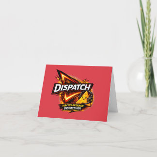 Dispatcher  thank you card
