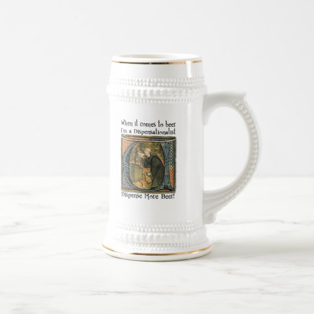 Dispensationalist Beer Mug (Right)