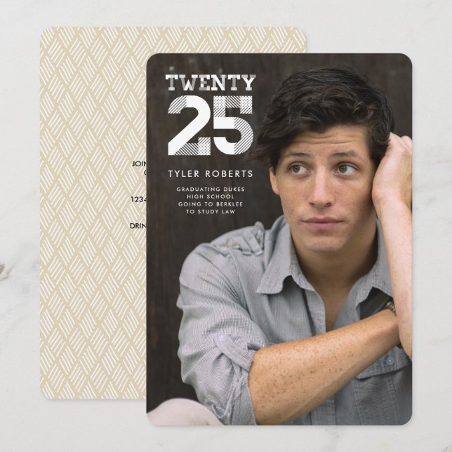 Display Graduation 2025 Photo Announcement (Front/Back)