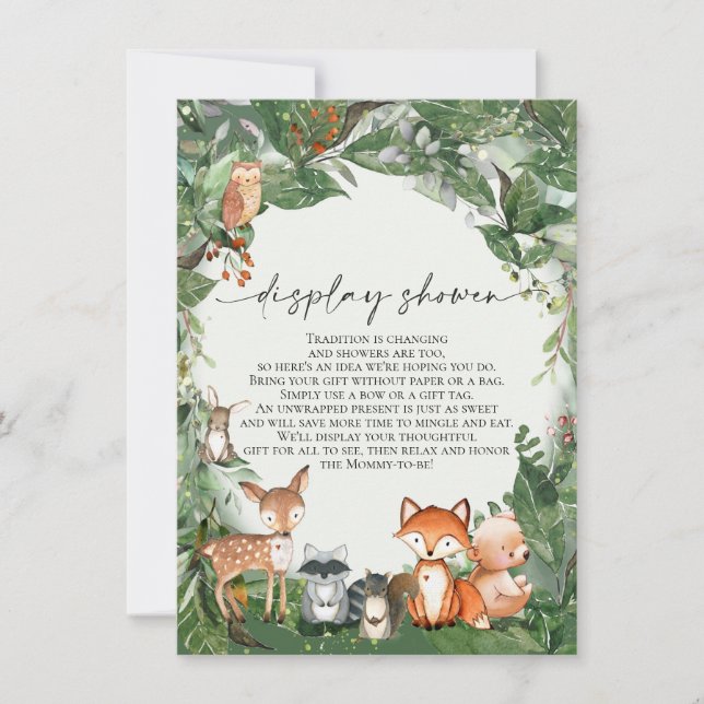 Display Shower Insert Woodland (Front)