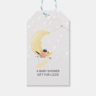 Display Shower Moon and Stars Personalised Gift Tags