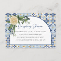 Display Shower, Unwrapped Citrus Italian Theme