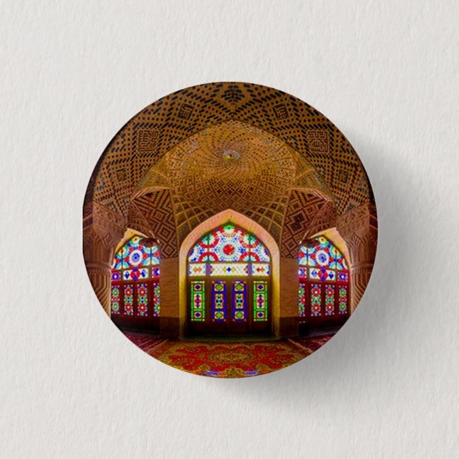 DISPLAY with respect: Religious Place of Worship 3 Cm Round Badge (Front)