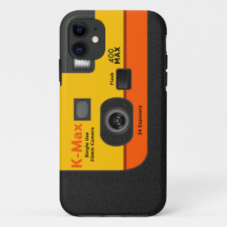 Disposable Camera - I5 Orange Case-Mate iPhone Case