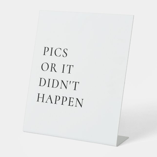 Disposable Camera Ideas White Wedding Sign (Front)