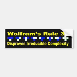 Disproof of "Irreducible Complexity" Bumper Sticker