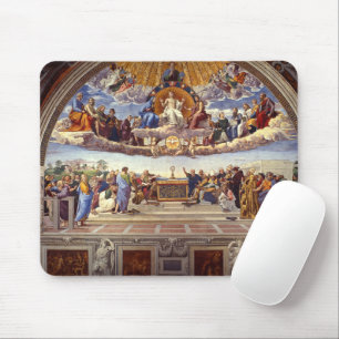 Disputation of the Holy Sacrament by Raphael Mouse Pad