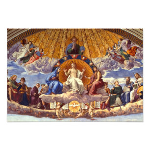 Disputation of the Holy Sacrament by Raphael Photo Print