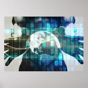 Disruptive Technology and Innovation in New Market Poster