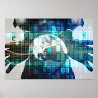 Disruptive Technology and Innovation in New Market Poster