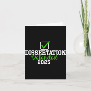 Dissertation defended 2025 for phd edd doctorate card