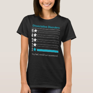 Dissociative Disorders Very bad, not recommend T-Shirt