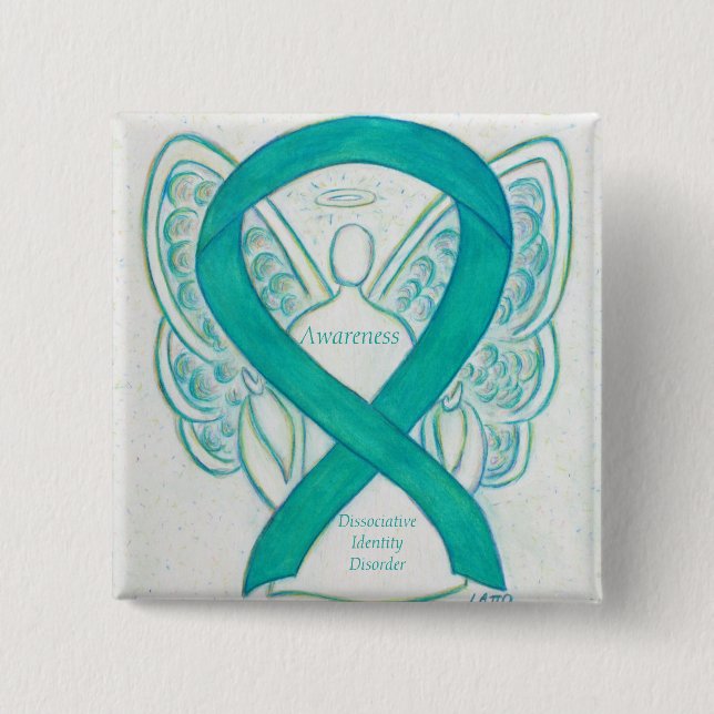 Dissociative Identity Disorder Awareness Angel Pin (Front)