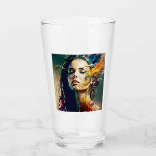 Dissolving Woman Glass Tumbler 