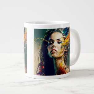 Dissolving Woman Jumbo Mug