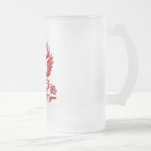 Dissonant Frosted Beer Goblet Frosted Glass Beer Mug