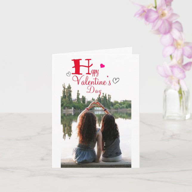 Distance friendship  card (Orchid)