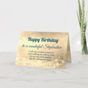Distance Happy Birthday Stepbrother Card