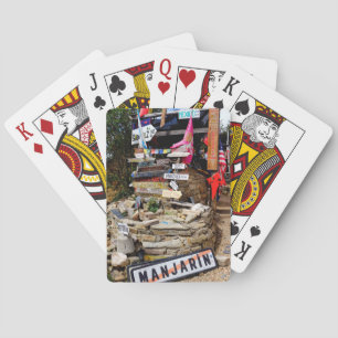 Distance sign playing cards
