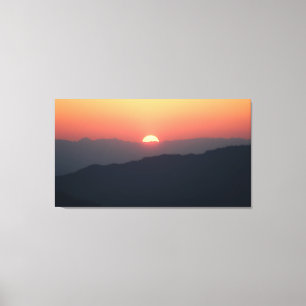 Distant Sunrise Canvas Print