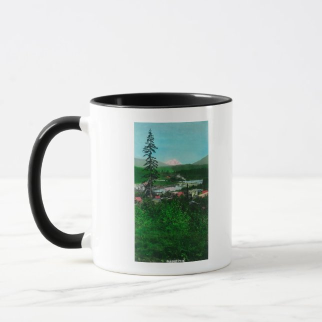 Distant View of Glacier Peak and Town Mug (Left)