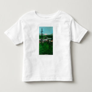 Distant View of Glacier Peak and Town Toddler T-Shirt