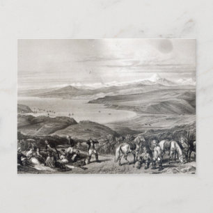 Distant View of the Aconcagua Volcano Postcard