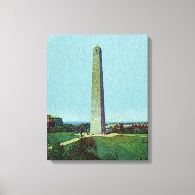 Distant View of the Bunker Monument Canvas Print (Front)