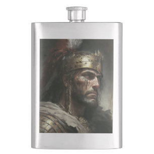 Distant War Hip Flask