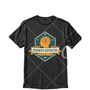 Distantly Distracted – Vintage Sarcastic Mental He T-Shirt