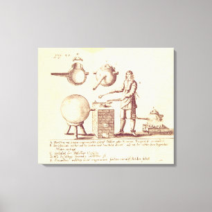 Distilling Equipment Canvas Print
