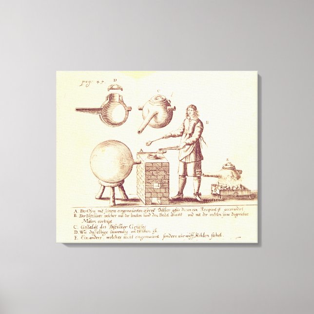 Distilling Equipment Canvas Print (Front)