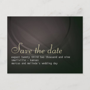 Distinction personalised Save the Date Card