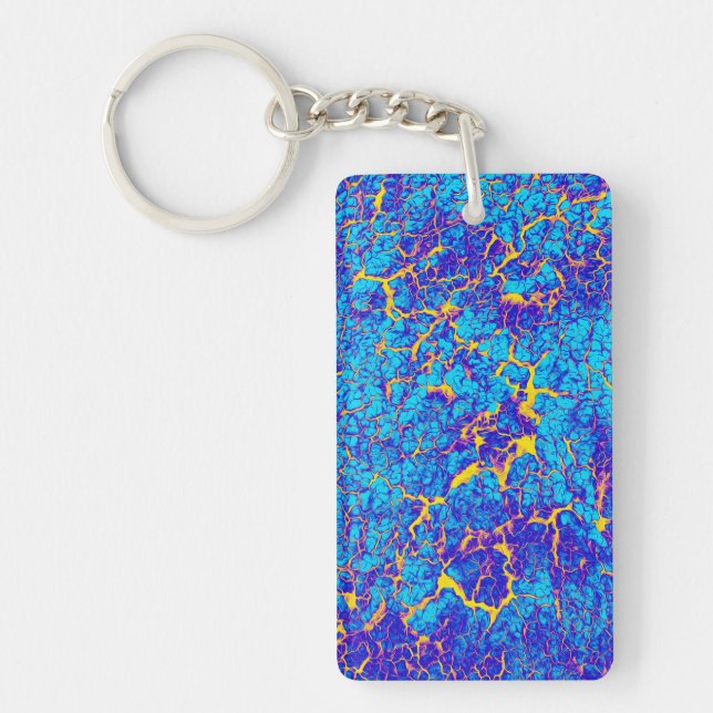 Distinctive Abstract Texture Key Ring (Front)