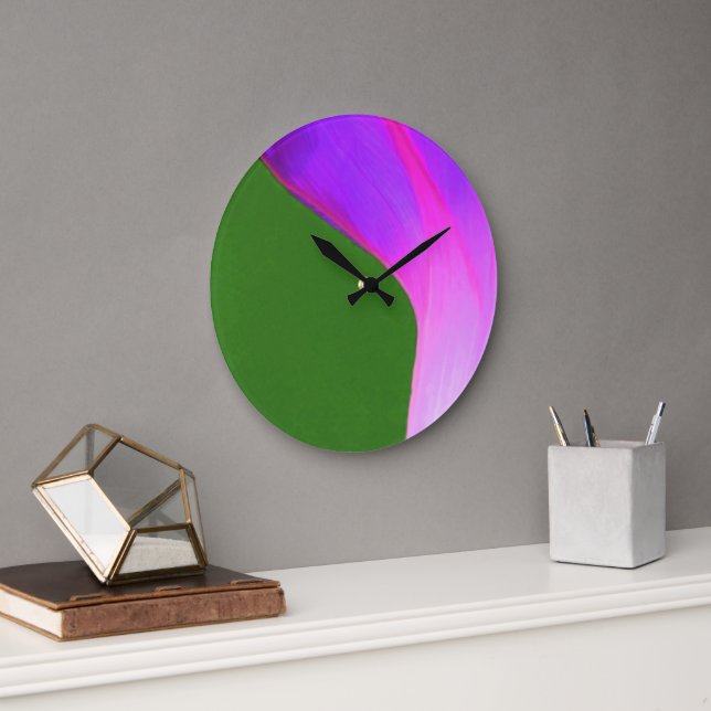 Distinctive Floral   Large Clock (Office)