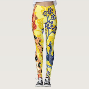 Distinctive Indonesian Batik Motifs Leggings