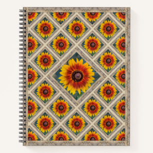 Distinctive Notebook with Susie's Sunflowers