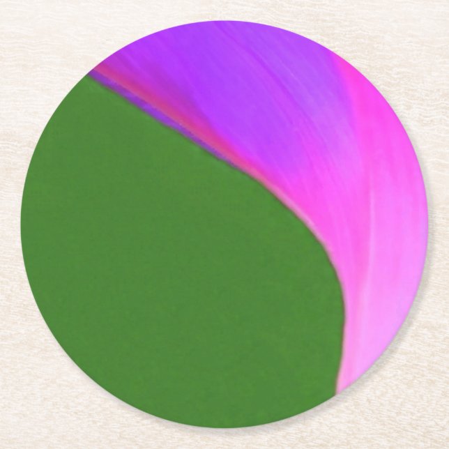 Distinctive  round paper coaster (Front)