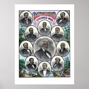 Distinguished Colored Men Poster