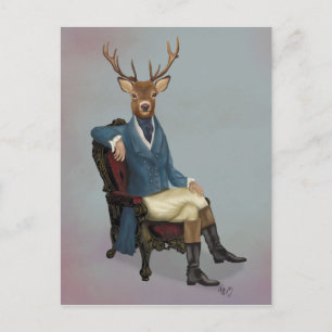 Distinguished Deer Full 3 Postcard
