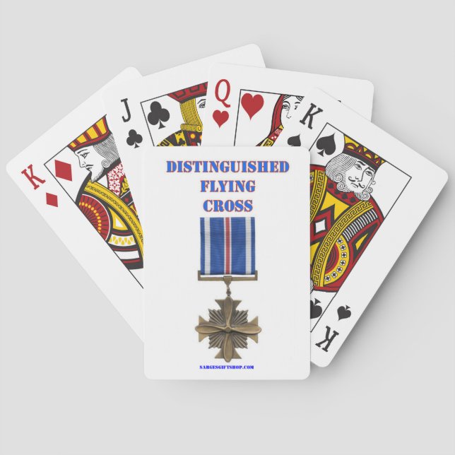 DISTINGUISHED FLYING CROSS PLAYING CARDS (Back)