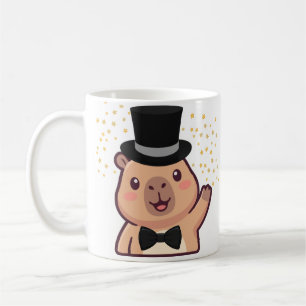Distinguished Gentleman Capybara Mug with Top Hat