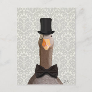 Distinguished Goose Postcard