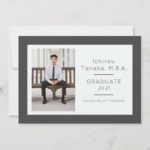 Distinguished Graduate Announcement