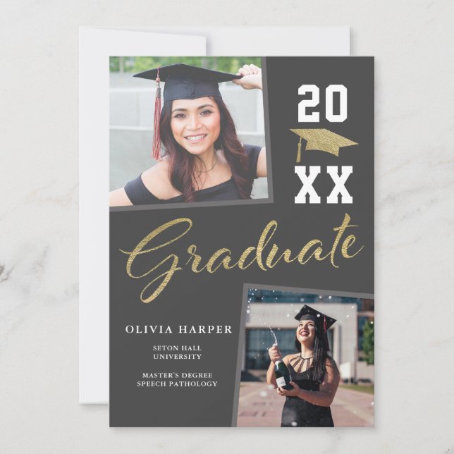 Distinguished Graduate Announcement (Front)