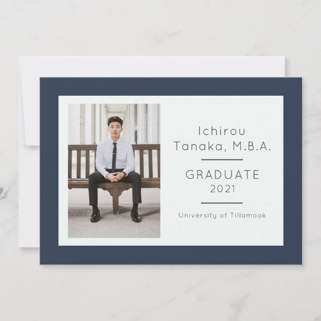 Distinguished Graduate Announcement (Front)