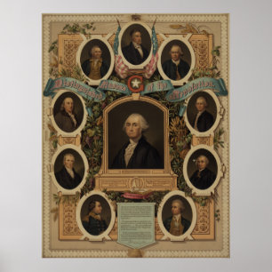 Distinguished Masons of the Revolution [?] Poster